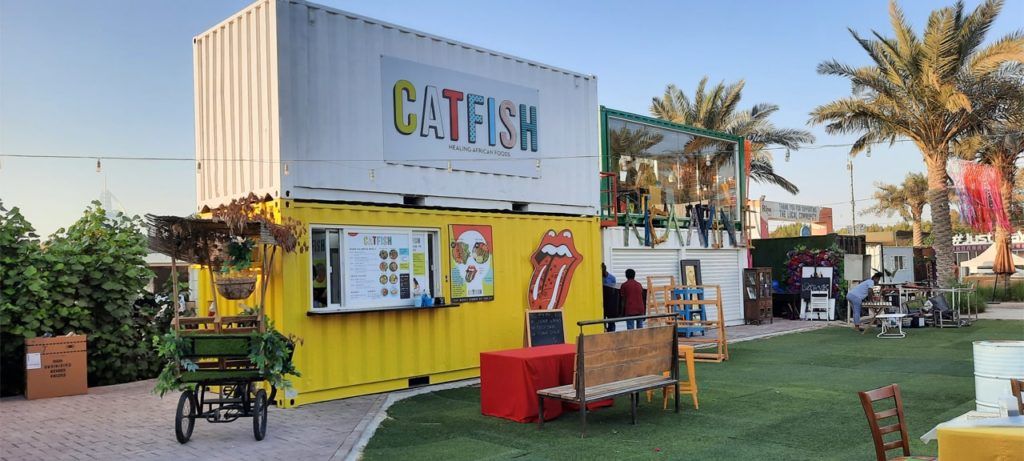 4x20ft assembled restaurant unit