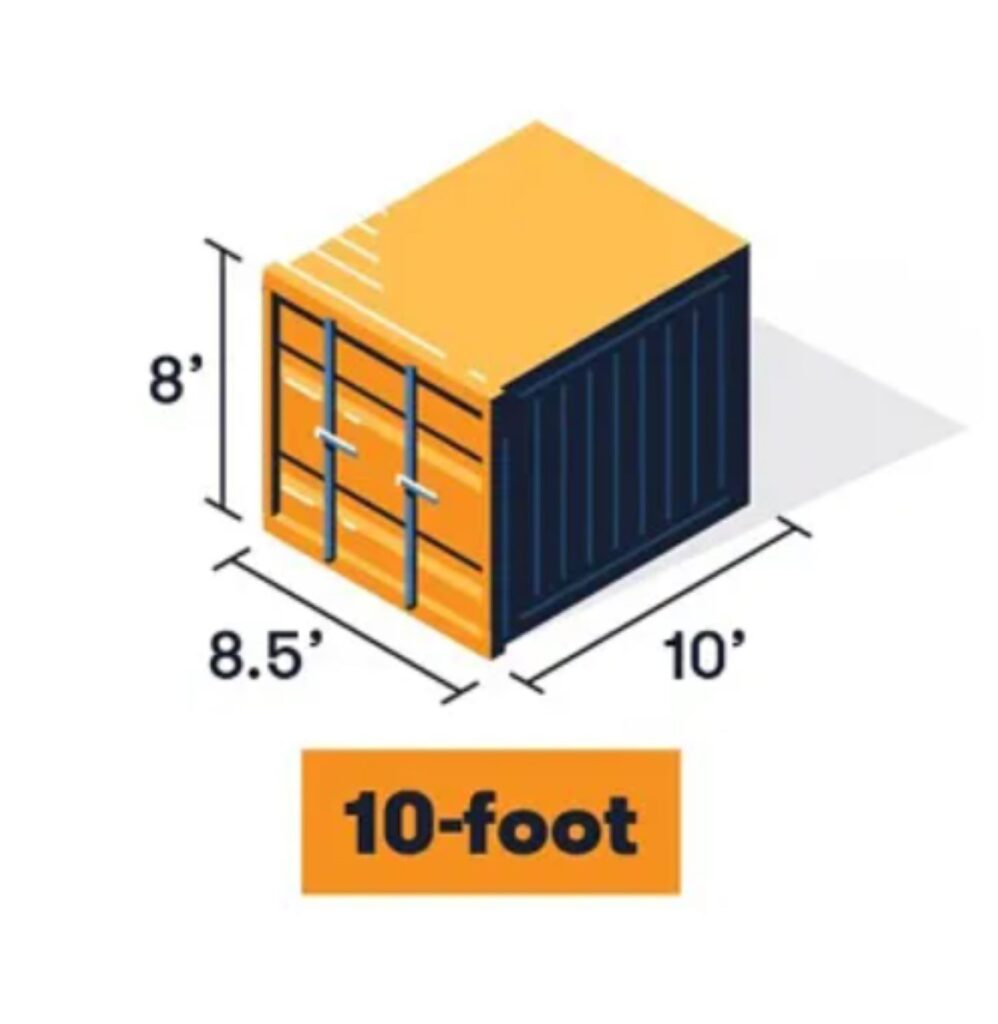 20 & 40 ft container dimensions.